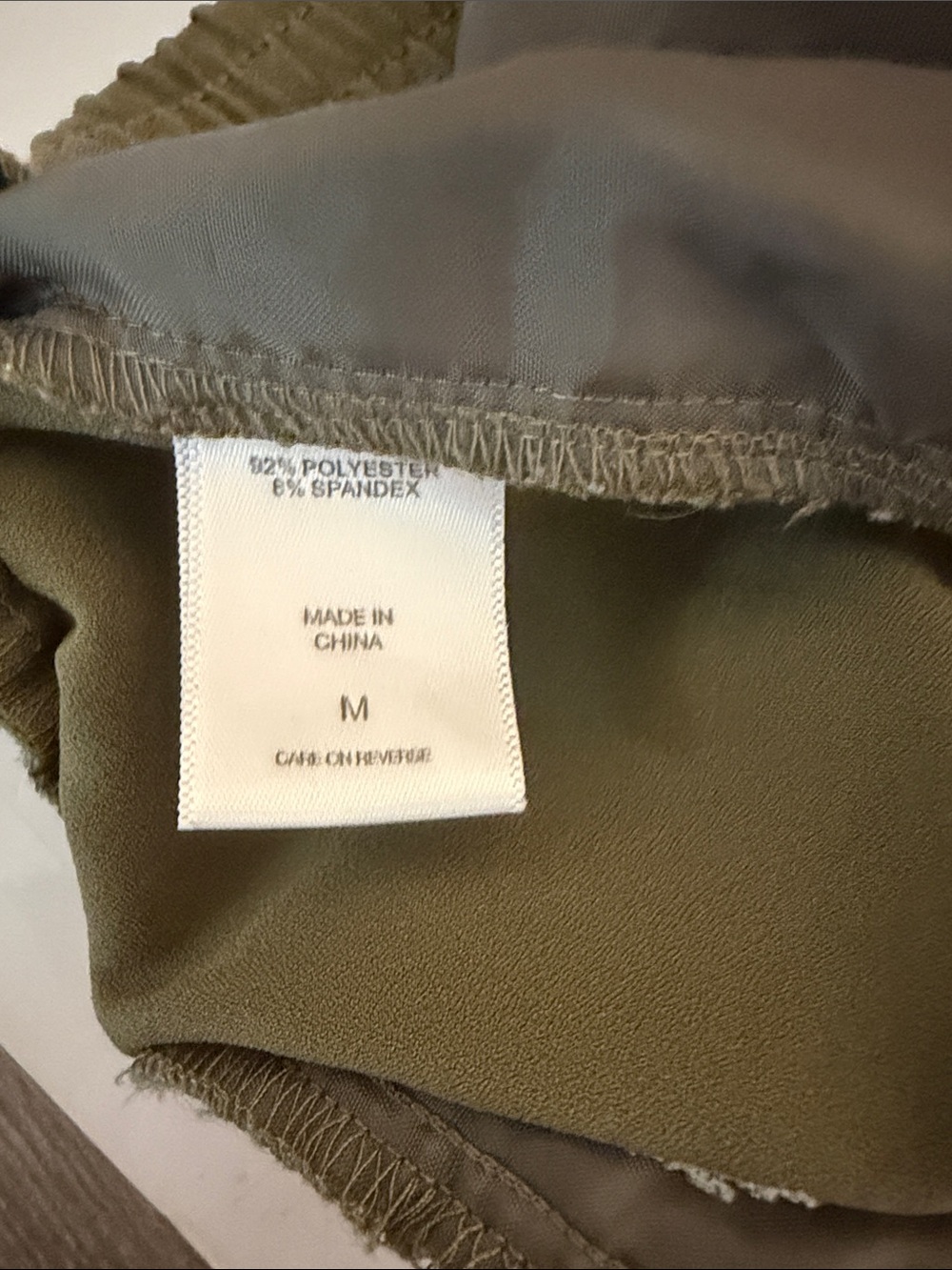 New York & Company Olive Green Shorts - Picture 6 of 6